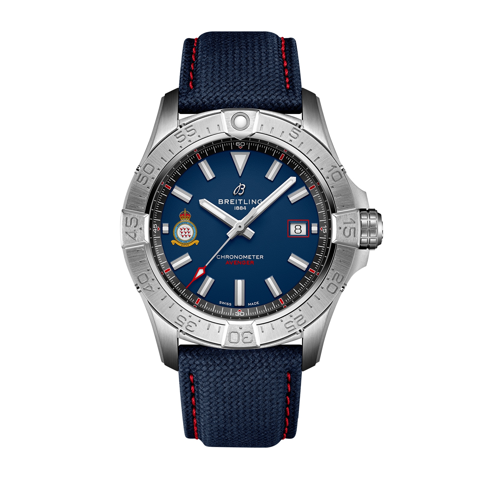Breitling Avenger Red Arrows 60th Anniversary Edition 42mm Mens Watch Blue Breitling Avenger Red Arrows 60th Anniversary Edition 42mm Mens Watch Blue