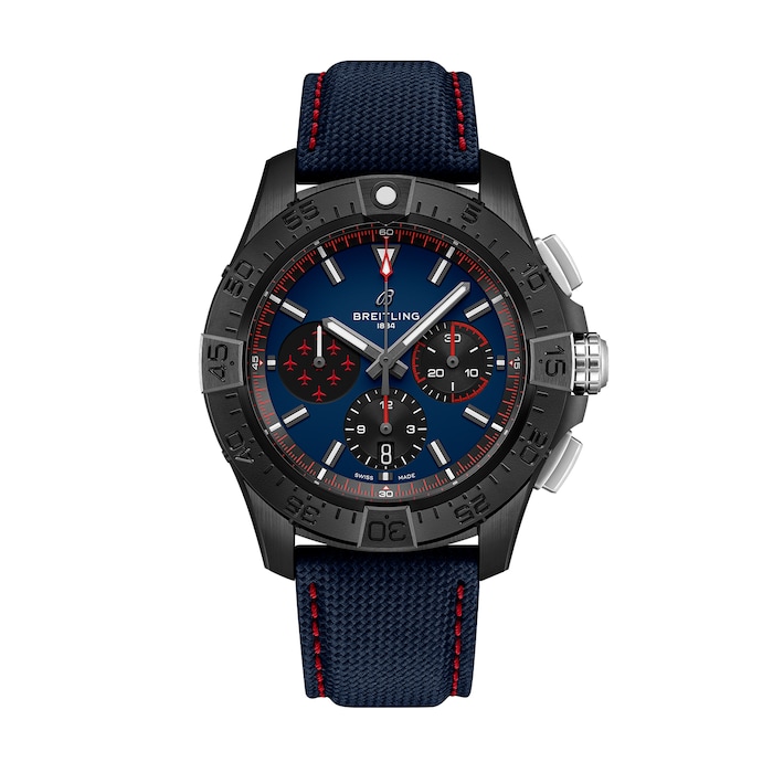 Breitling Avenger B01 Chronograph Red Arrows 44mm Mens Watch Blue