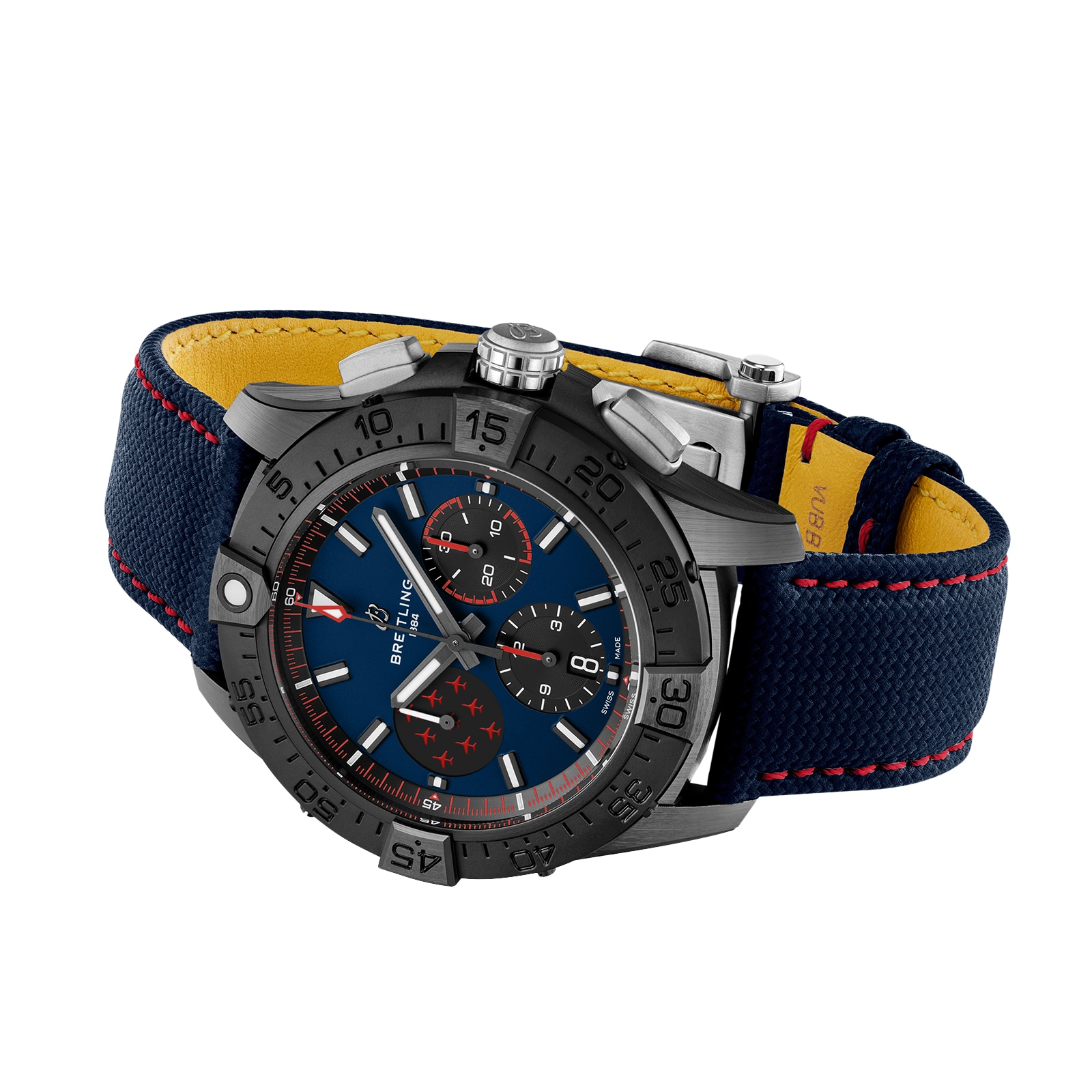 Breitling Avenger B01 Chronograph Red Arrows 44mm Mens Watch Blue Breitling Avenger B01 Chronograph Red Arrows 44mm Mens Watch Blue