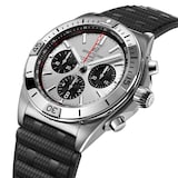 Breitling Chronomat B01 Chronograph 42mm Mens Watch Silver Rubber