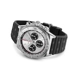 Breitling Chronomat B01 Chronograph 42mm Mens Watch Silver Rubber