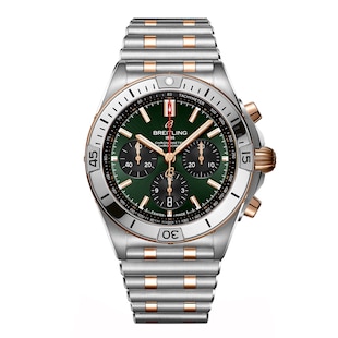 Breitling Chronomat B01 Chronograph 42mm Mens Watch Green