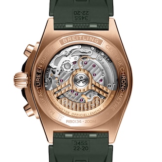 Breitling Chronomat B01 Chronograph 42mm Mens Watch Green Rubber Breitling Chronomat B01 Chronograph 42mm Mens Watch Green Rubber