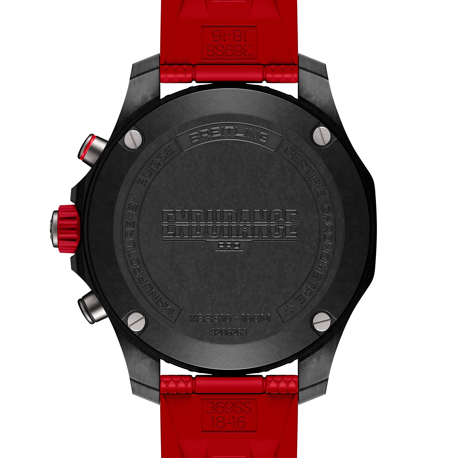 Breitling Endurance Pro 38mm Unisex Watch Red Rubber Breitling Endurance Pro 38mm Unisex Watch Red Rubber