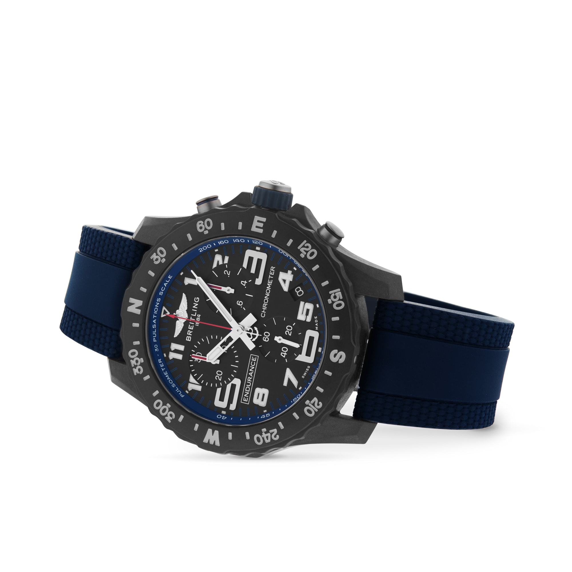 Breitling Endurance Pro 44mm Unisex Watch Navy Rubber