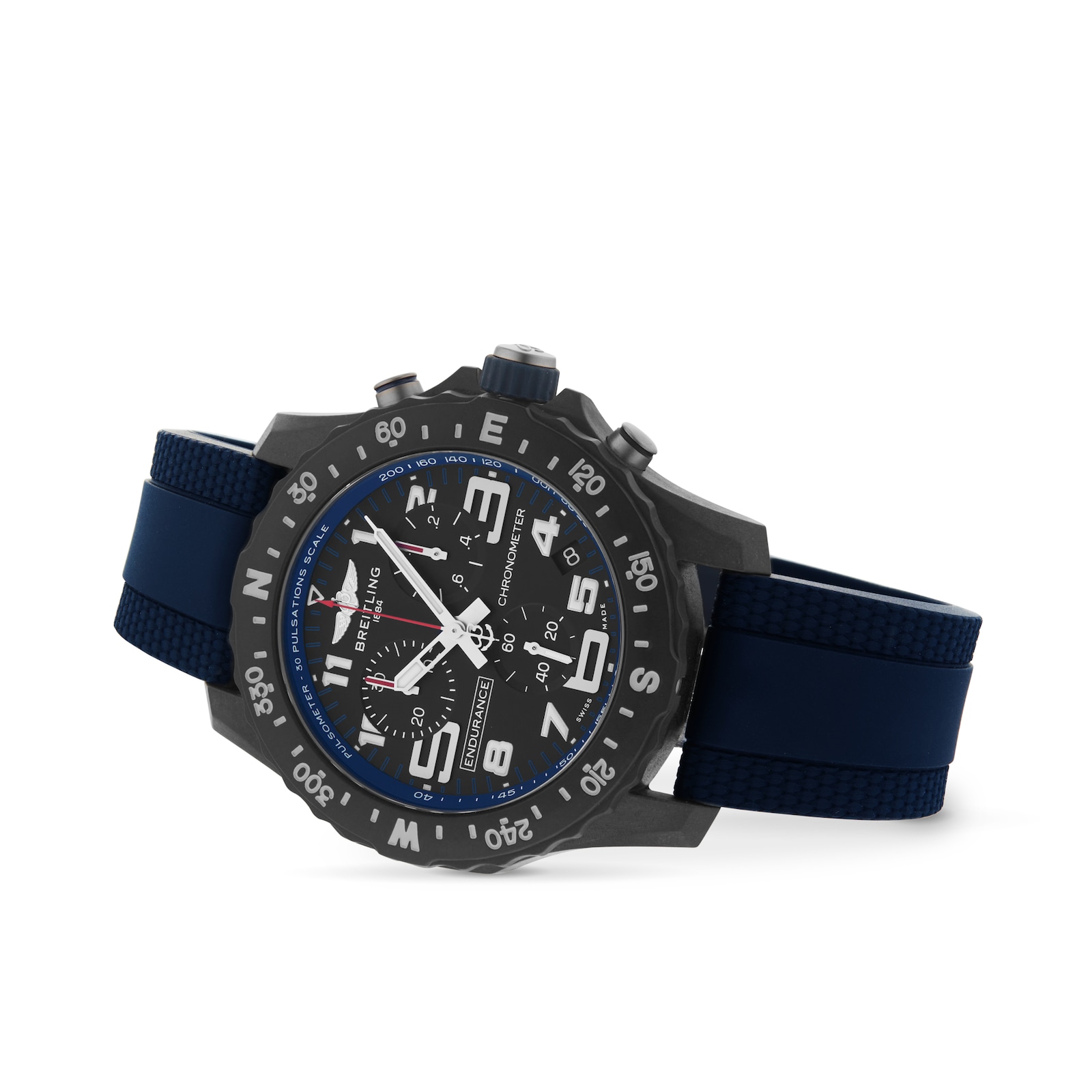 Breitling Endurance Pro 44mm Unisex Watch Navy Rubber