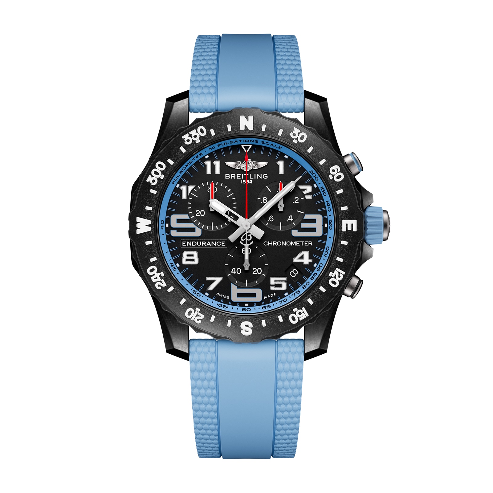 Breitling Endurance Pro 44mm Unisex Watch Blue Rubber