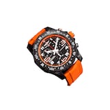 Breitling Endurance Pro 44mm Mens Watch Orange Rubber