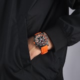 Breitling Endurance Pro 44mm Unisex Watch Orange Rubber