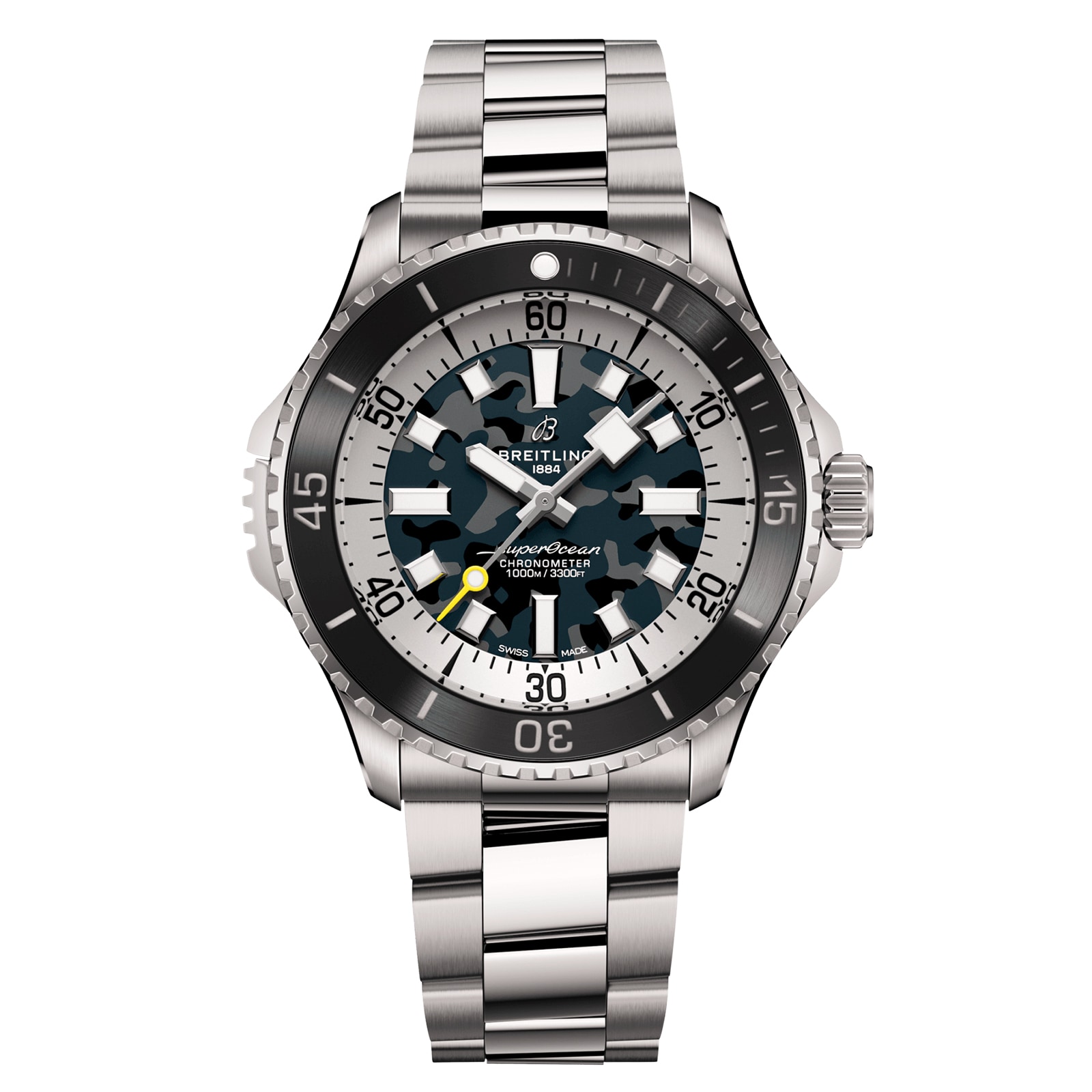 Breitling Superocean Automatic Super Diver 46mm Mens Watch Black