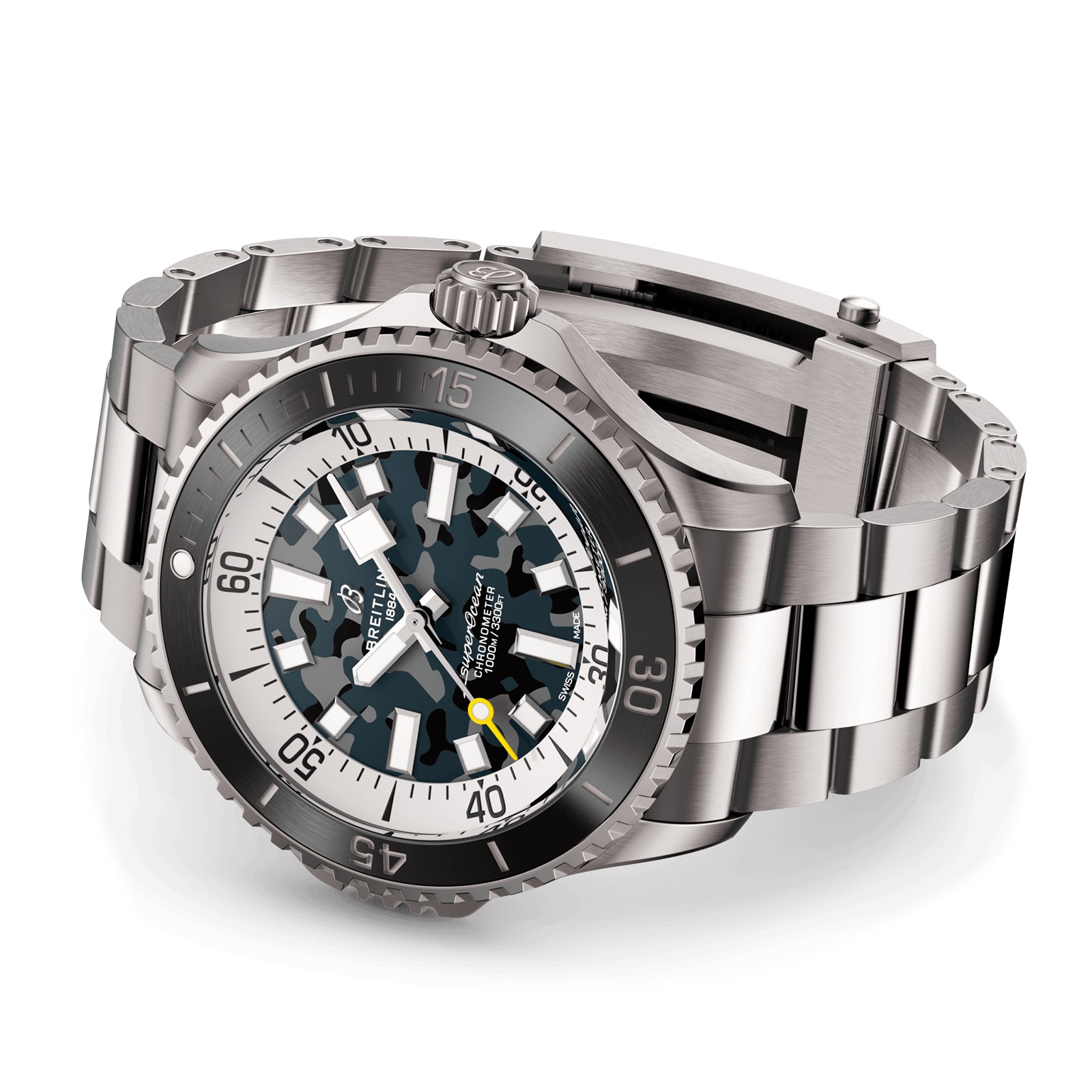 Breitling Superocean Automatic Super Diver 46mm Mens Watch Black