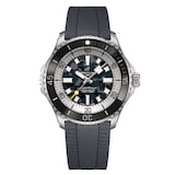 Breitling Superocean Automatic Super Diver 46mm Mens Watch Black Rubber