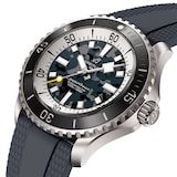 Breitling Superocean Automatic Super Diver 46mm Mens Watch Black Rubber