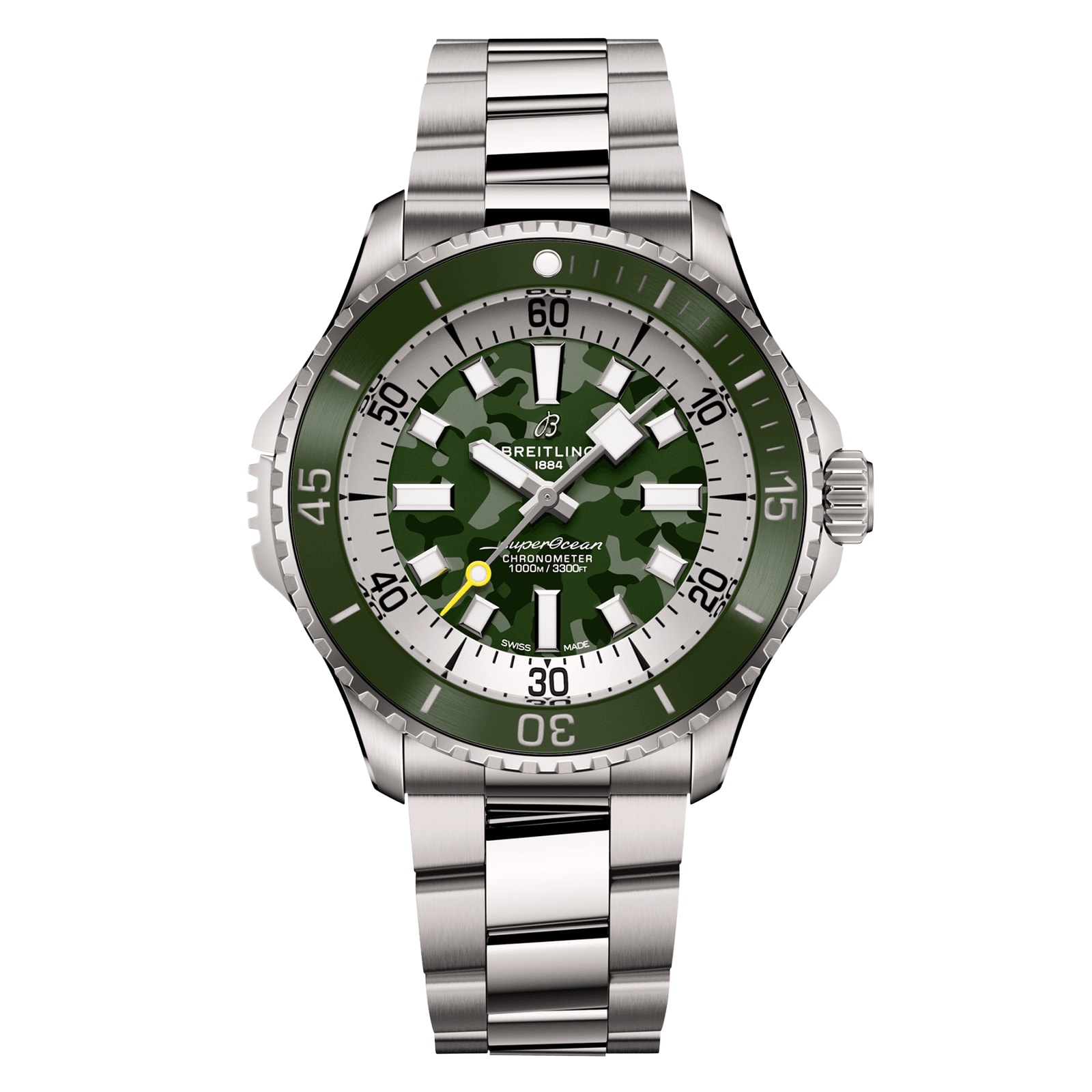 Breitling Superocean Automatic Super Diver 46mm Mens Watch Green Breitling Superocean Automatic Super Diver 46mm Mens Watch Green