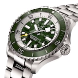 Breitling Superocean Automatic Super Diver 46mm Mens Watch Green