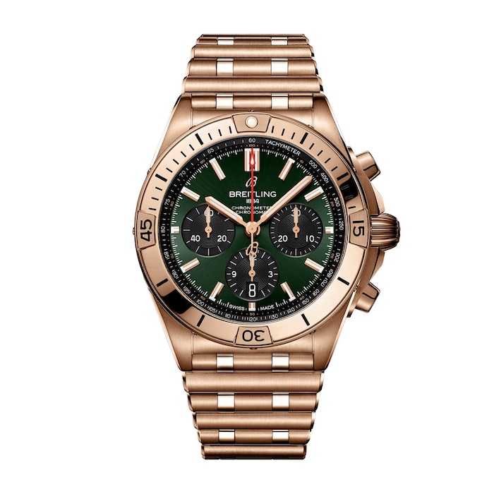 Breitling Chronomat B01 42mm Mens Watch Green