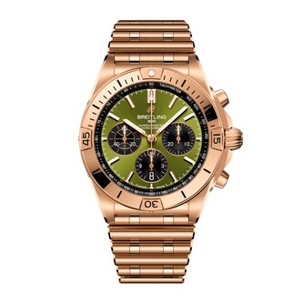 Breitling Chronomat B01 Giannis Antetokounmpo 42mm Mens Watch Green