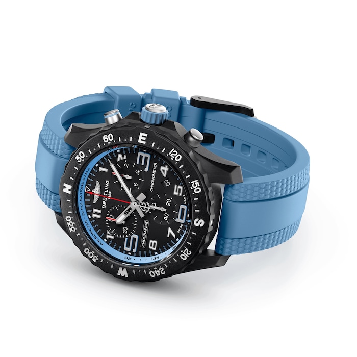 Breitling Endurance Pro 38mm Unisex Watch Blue Rubber