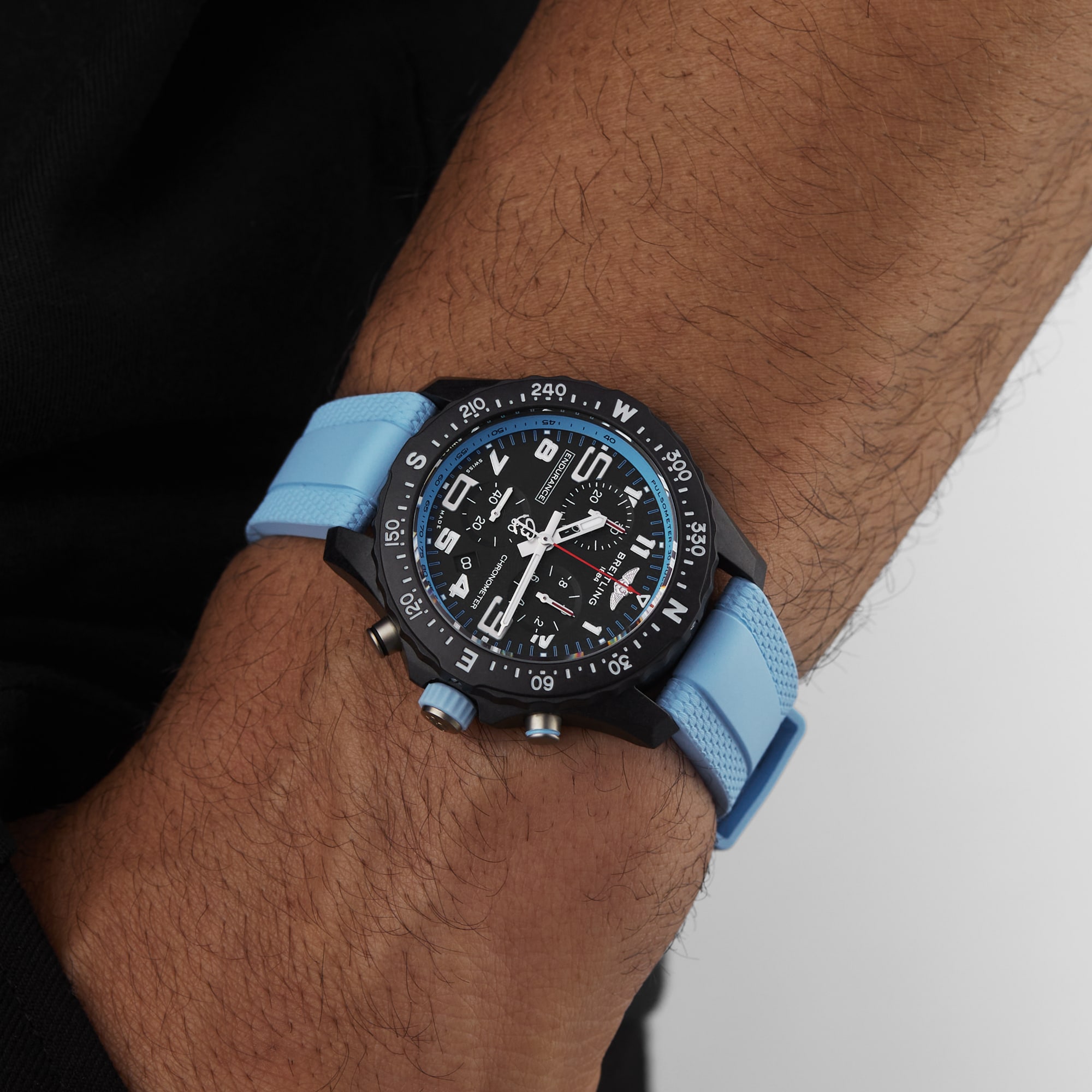 Breitling Endurance Pro 38mm Unisex Watch Blue Rubber Breitling Endurance Pro 38mm Unisex Watch Blue Rubber