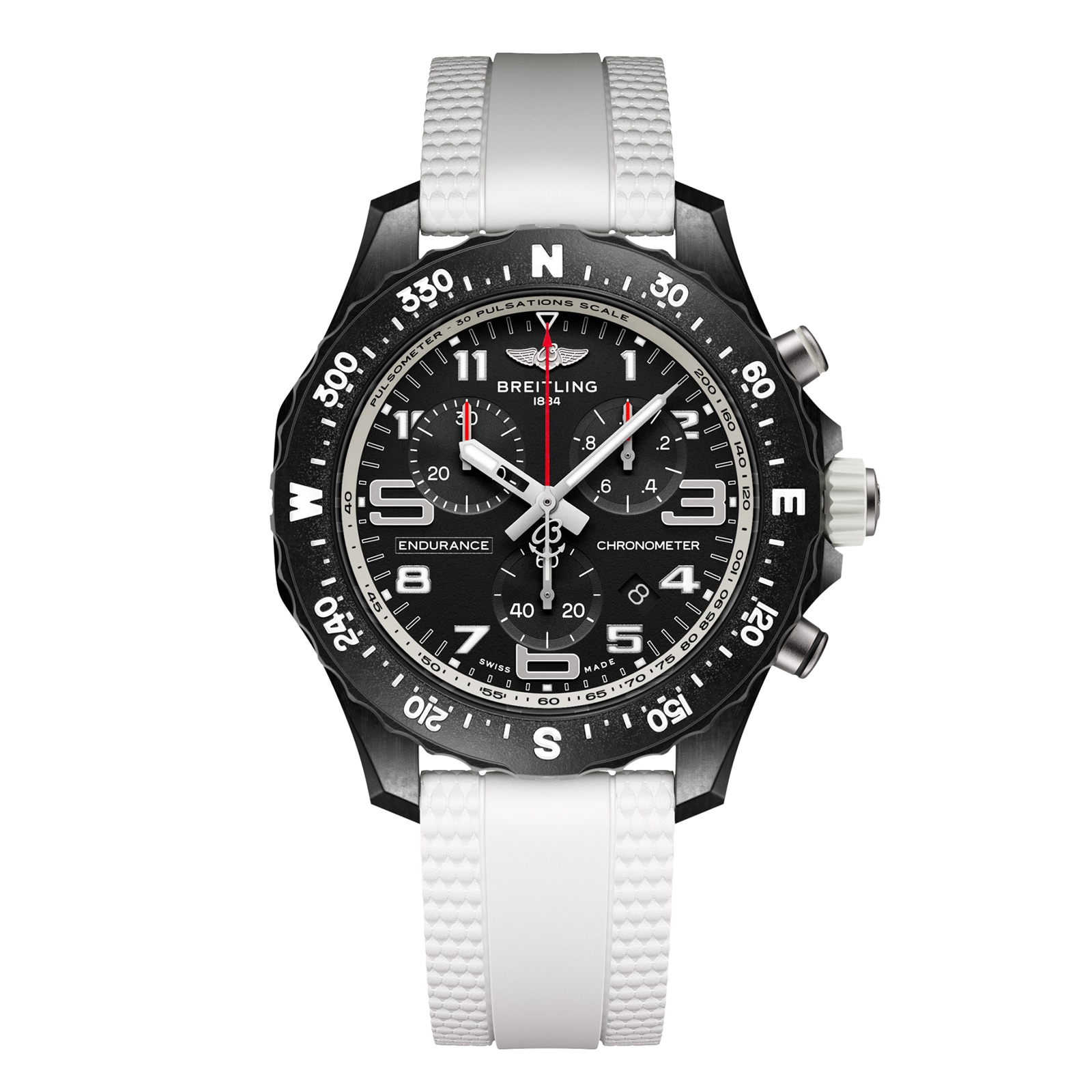 Breitling Endurance Pro 38mm Unisex Watch White Rubber Breitling Endurance Pro 38mm Unisex Watch White Rubber