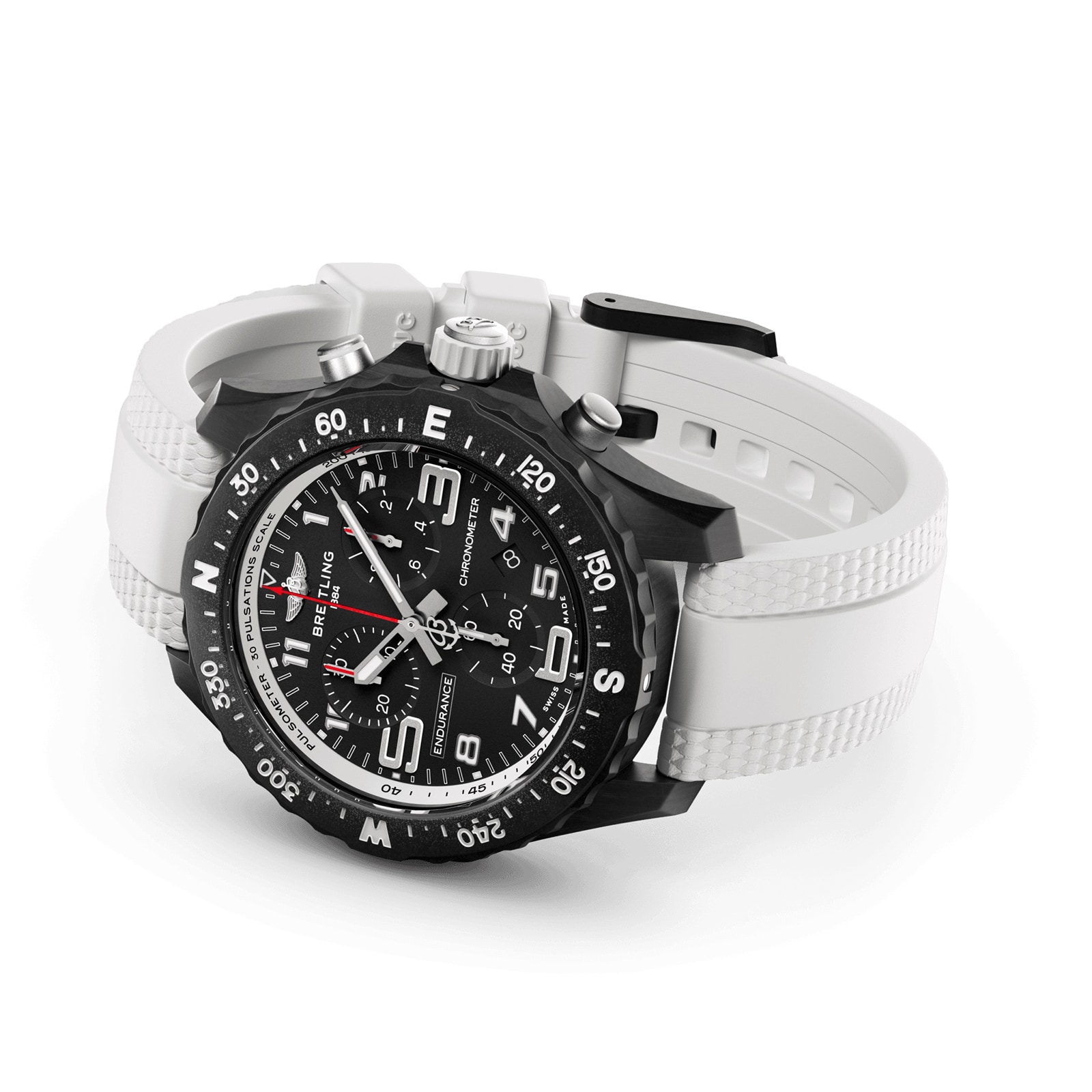 Breitling Endurance Pro 38mm Unisex Watch White Rubber Breitling Endurance Pro 38mm Unisex Watch White Rubber