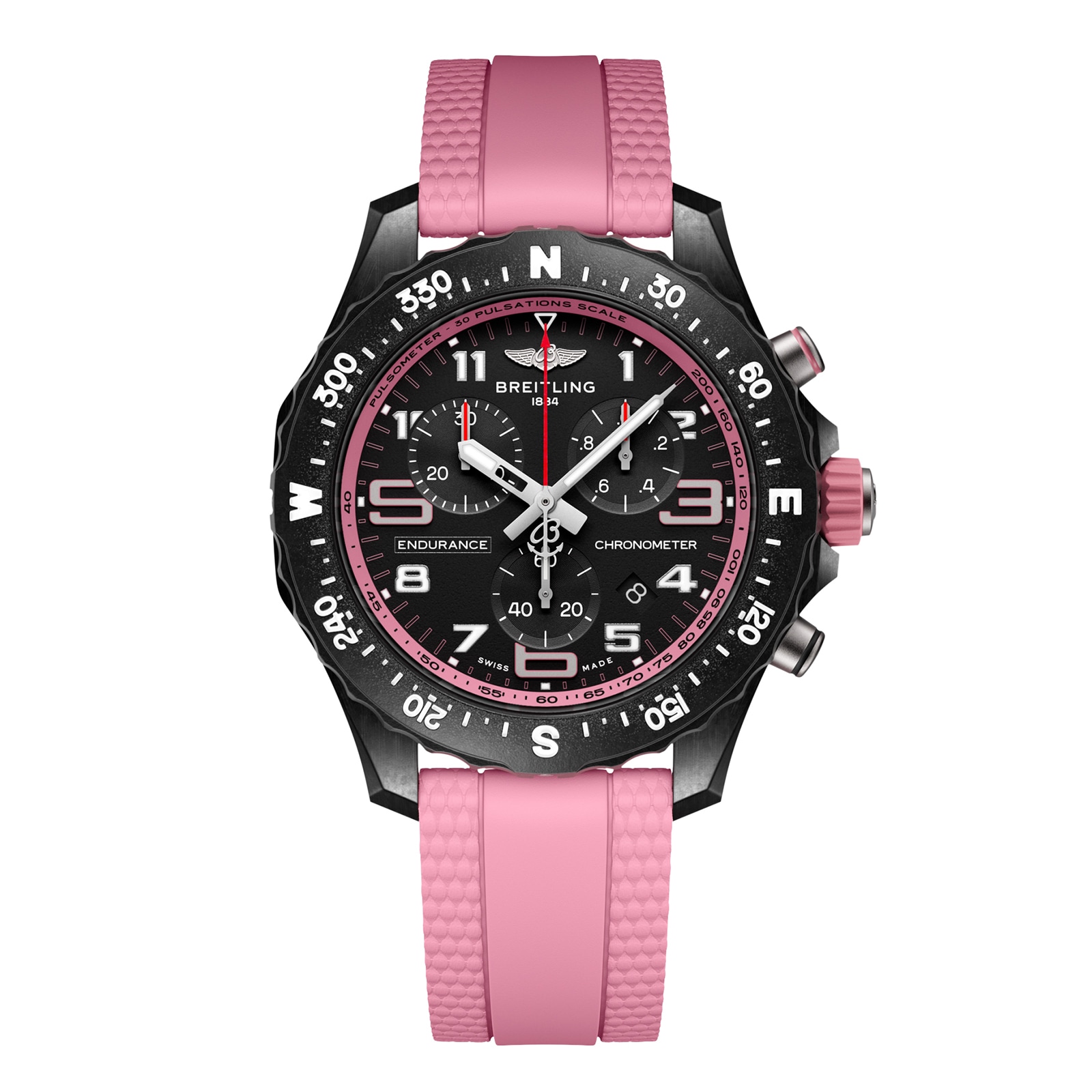 Endurance Pro 38mm Unisex Watch Pink Rubber