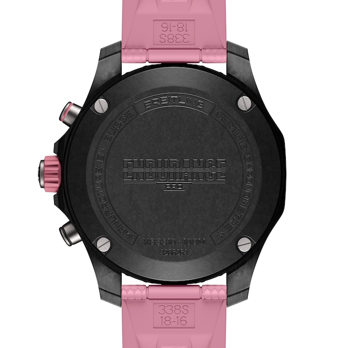 Breitling Endurance Pro 38mm Unisex Watch Pink Rubber