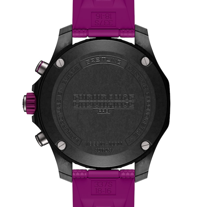 Breitling Endurance Pro 38mm Unisex Watch Purple Rubber