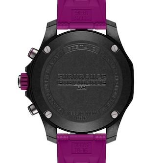 Breitling Endurance Pro 38mm Unisex Watch Purple Rubber
