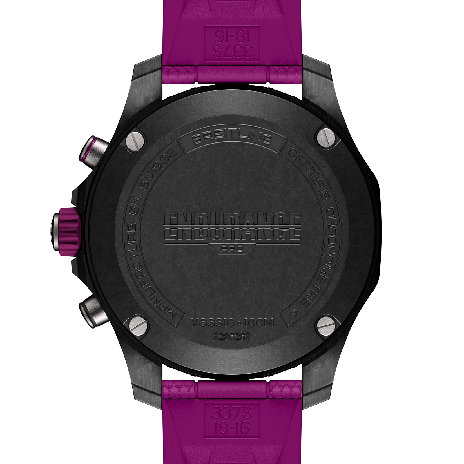 Breitling Endurance Pro 38mm Unisex Watch Purple Rubber
