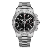 Breitling Avenger B01 Chronograph 42 Mens Watch Black Stainless Steel