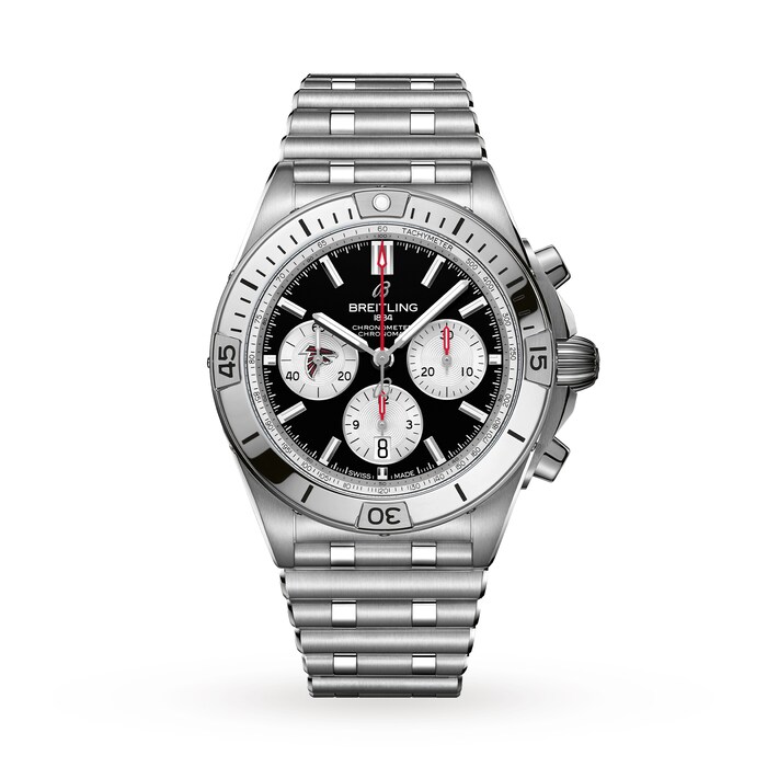 Breitling Chronomat B01 42 Atlanta Falcons Limited Edition Mens Watch Stainless Steel