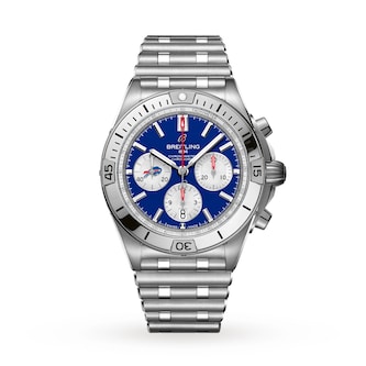 Breitling Chronomat B01 42 Buffalo Bills Limited Edition Mens Watch Stainless Steel Breitling Chronomat B01 42 Buffalo Bills Limited Edition Mens Watch Stainless Steel