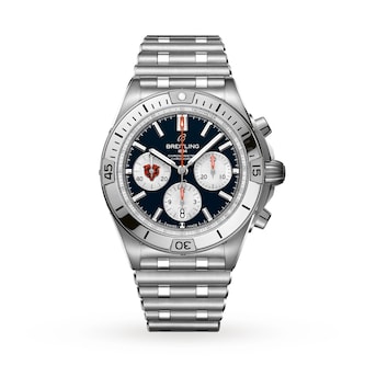 Breitling Chronomat B01 42 Chicago Bears Limited Edition Mens Watch Stainless Steel Breitling Chronomat B01 42 Chicago Bears Limited Edition Mens Watch Stainless Steel