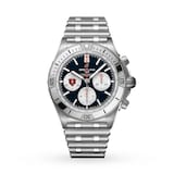 Breitling Chronomat B01 42 Chicago Bears Limited Edition Mens Watch Stainless Steel