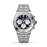 Breitling Chronomat B01 42 New England Patriots Limited Edition Mens Watch Stainless Steel