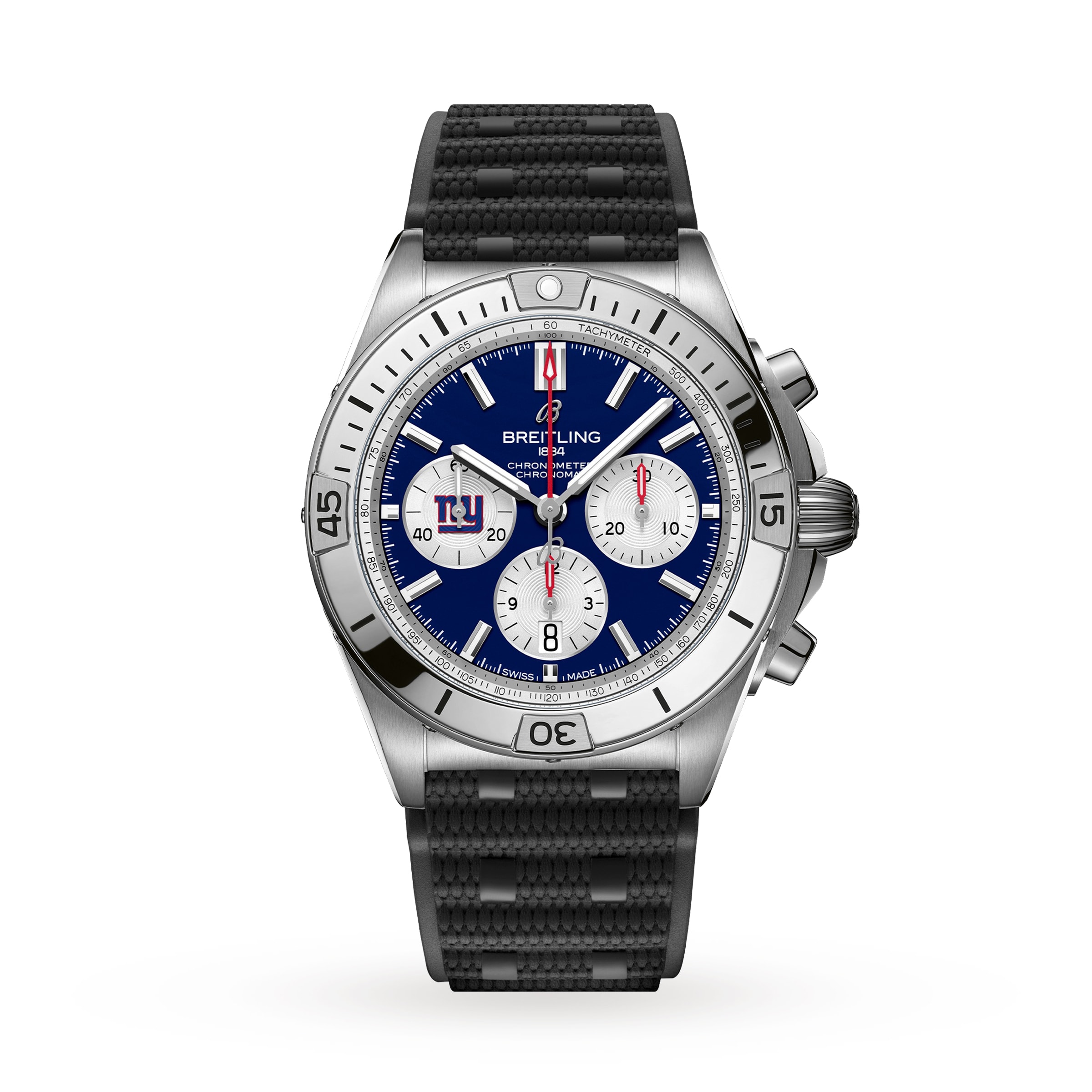 Chronomat B01 42 New York Giants Limited Edition Mens Watch Rubber