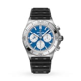 Breitling Chronomat B01 42 Detroit Lions Limited Edition Mens Watch Rubber