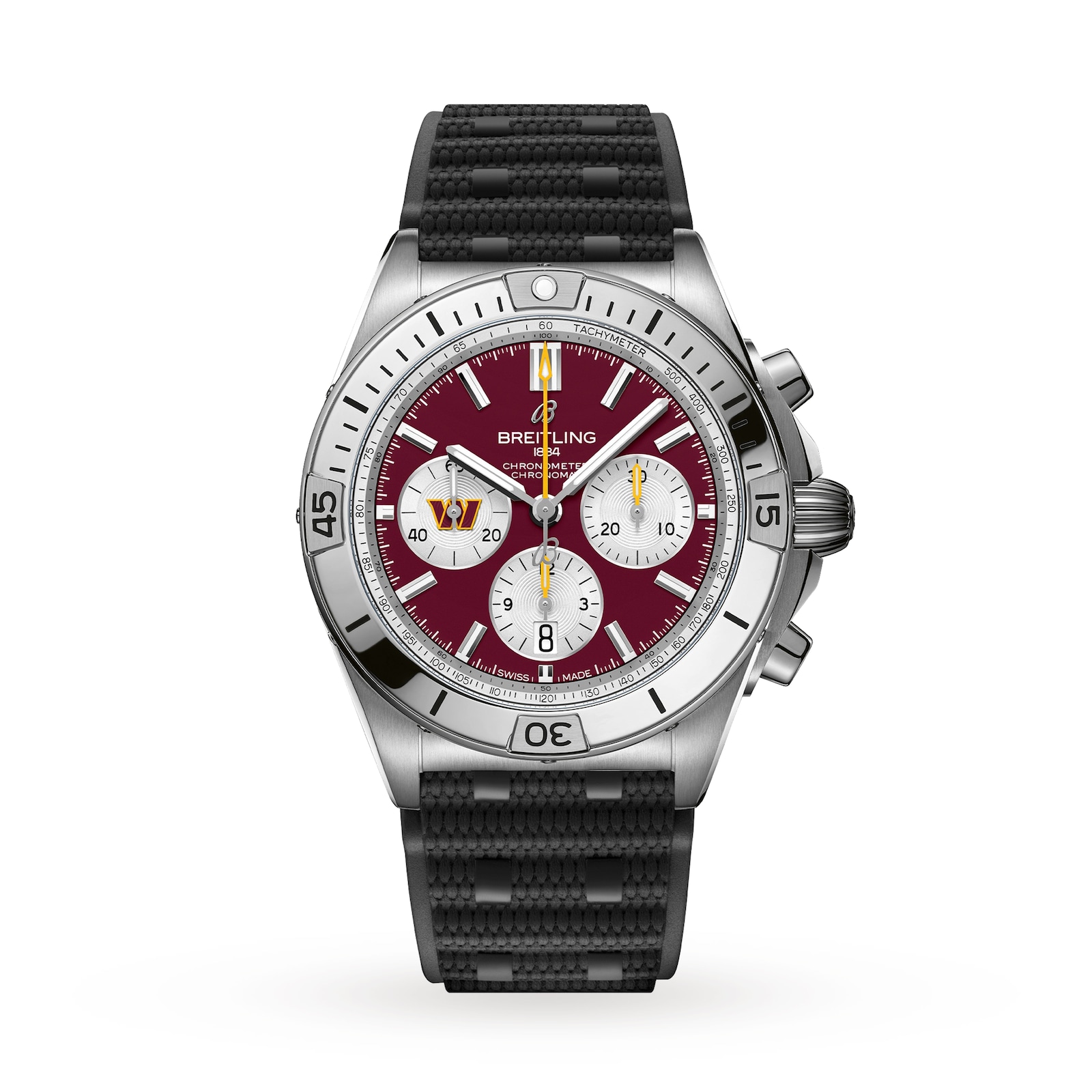 Breitling Chronomat B01 42 Washington Commanders Limited Edition Mens Watch Rubber