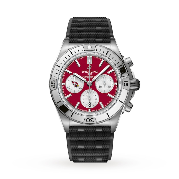 Breitling Chronomat B01 42 Arizona Cardinals Limited Edition Mens Watch Rubber