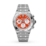 Breitling Chronomat B01 42 Cincinnati Bengals Limited Edition Mens Watch Stainless Steel