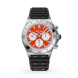 Breitling Chronomat B01 42 Denver Broncos Limited Edition Mens Watch Rubber