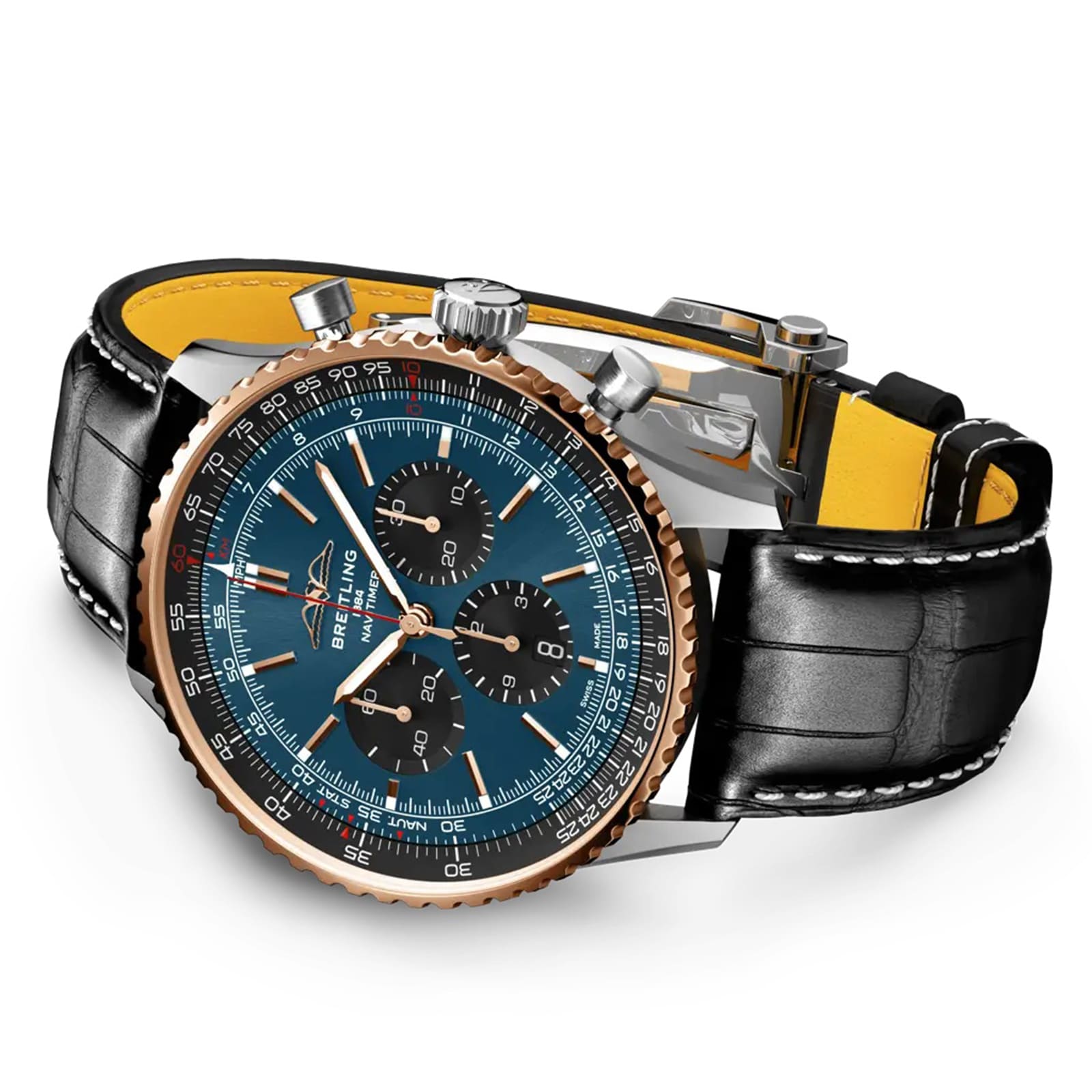 Breitling Navitimer Chronograph Automatic US Exclusive 46mm Mens Watch Blue