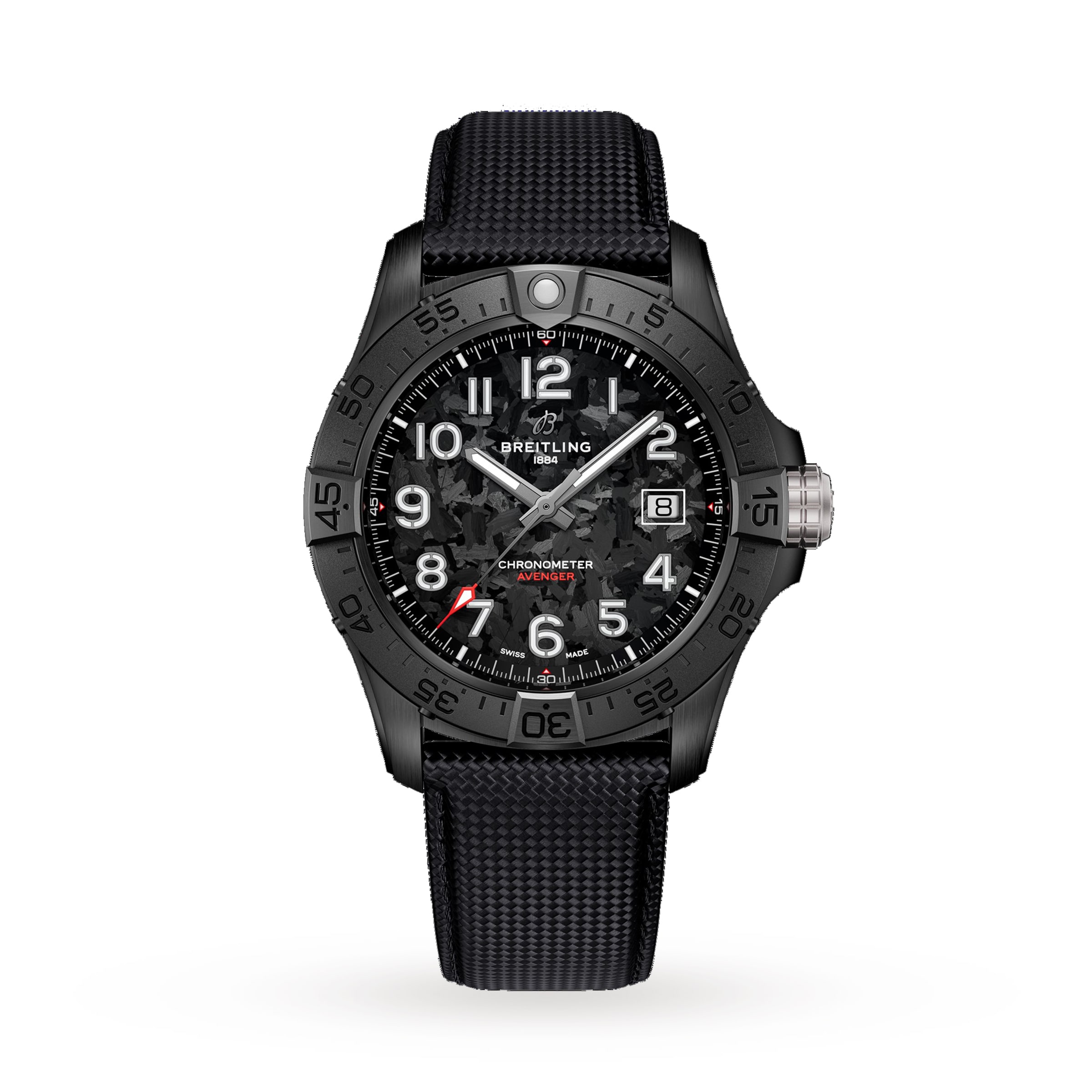 Avenger Automatic Night Mission 42mm Mens Watch Black