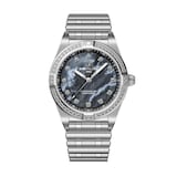 Breitling Chronomat 28mm Ladies Watch Black Mother Of Pearl