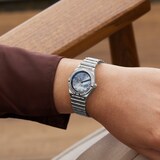 Breitling Chronomat 28mm Ladies Watch Black Mother Of Pearl