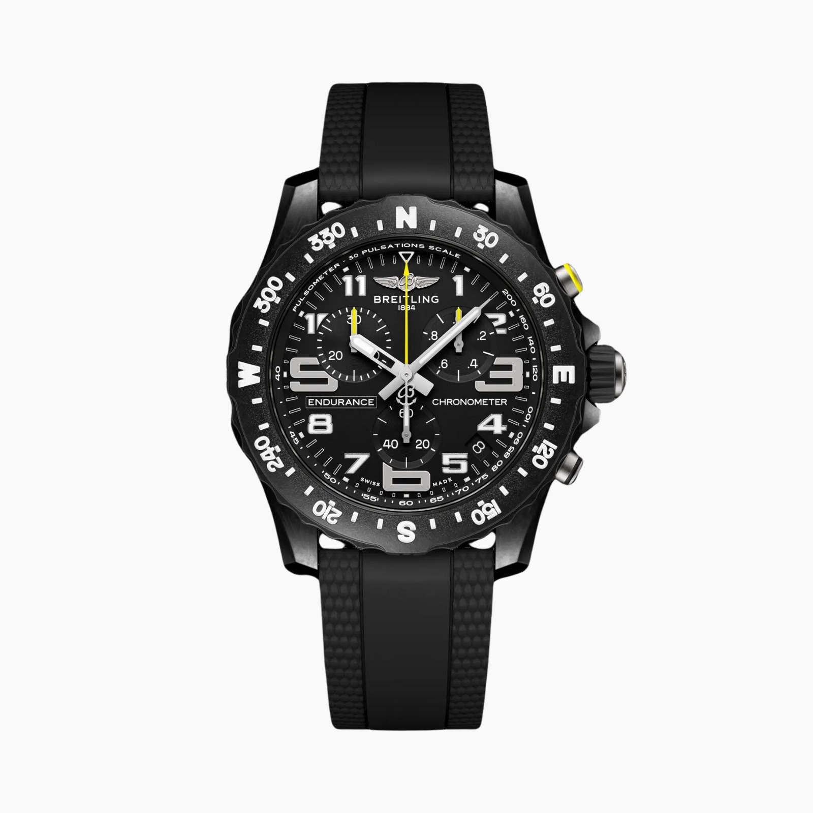 Breitling Endurance Pro 44mm Unisex Watch Black Breitling Endurance Pro 44mm Unisex Watch Black