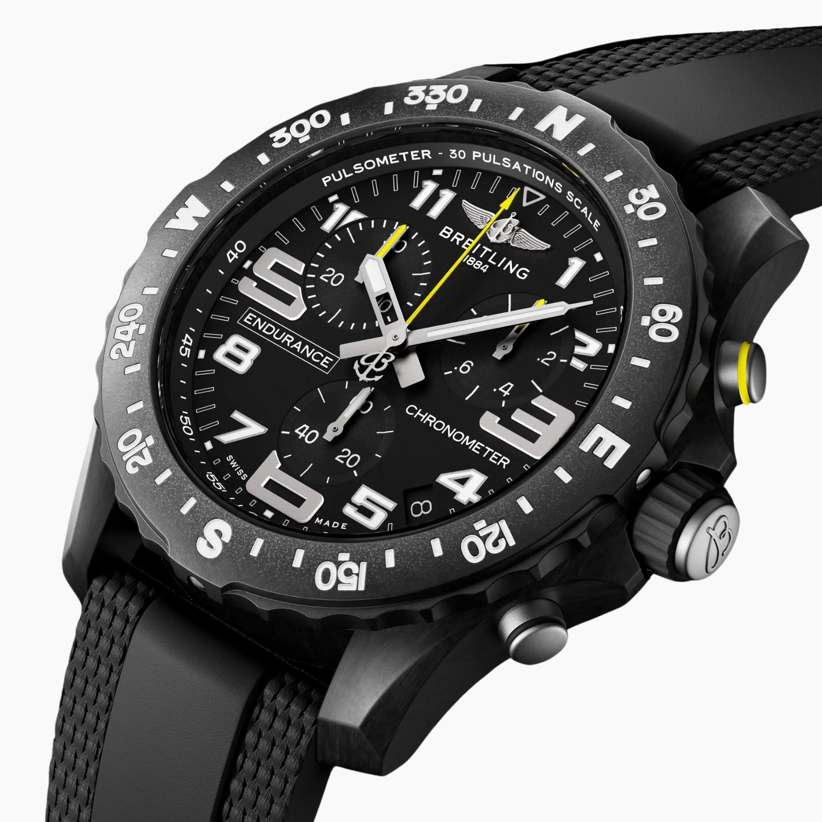 Breitling Endurance Pro 44mm Unisex Watch Black Breitling Endurance Pro 44mm Unisex Watch Black