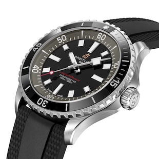 Breitling Superocean 42mm UK Edition Mens Watch Grey Rubber