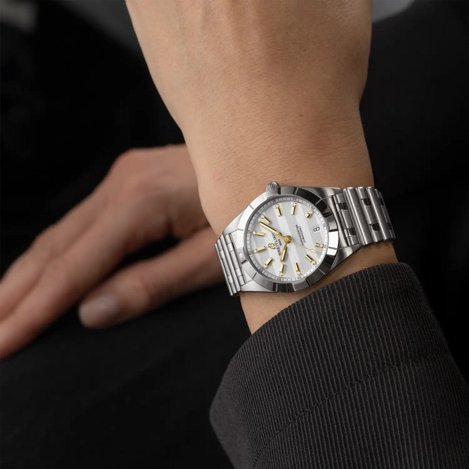 Breitling Chronomat GMT Six Nations England Limited Edition 32mm Ladies Watch Breitling Chronomat GMT Six Nations England Limited Edition 32mm Ladies Watch